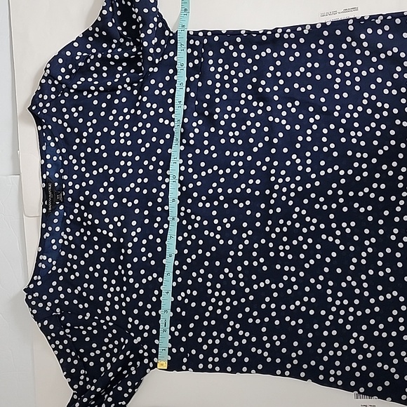 Banana Republic Factory Dot Print Split Sleeve Blouse/ XS - Picture 8 of 14